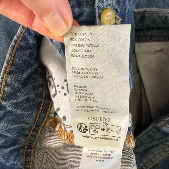 Free People Equinox Wide Leg Trouser Jeans Lake Life Wash NWT Size 30
